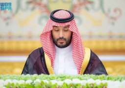سمو ولي العهد يرأس جلسة مجلس الوزراء في الرياض