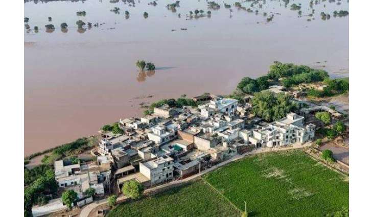 Several areas submerged in Southern Punjab as Sutlej river with high flood overflows