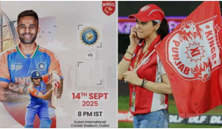 Asia Cup 2025: Preity Zinta’s Punjab Kings Sark faces backlash for removing Pakistan’s logo poster