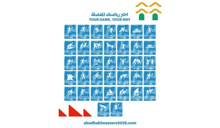 Open Masters Games Abu Dhabi 2026 preparations underway for region’s largest multi-sport event
