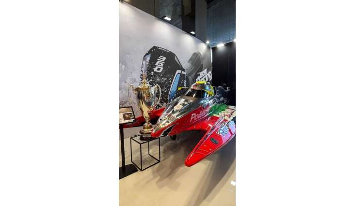 Abu Dhabi Marine Sports Club showcases global achievement at International Boat Show in Italy