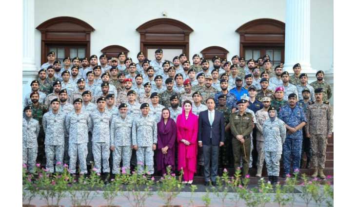 CM Maryam Nawaz Sharif Meets Participants of 55th Staff Course of Pakistan Navy War College