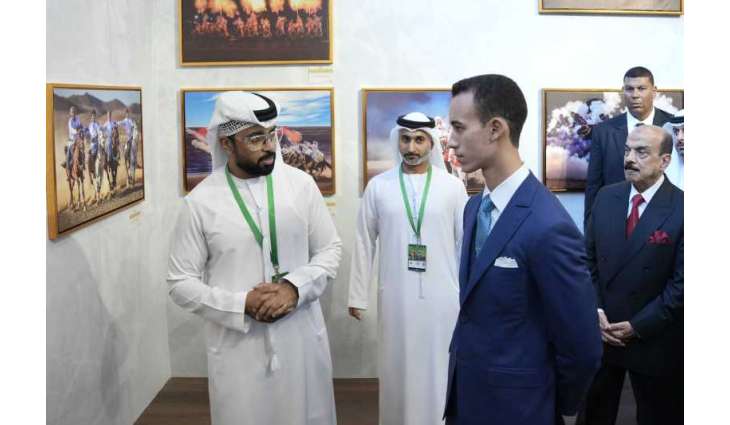 Moroccan Crown Prince visits 11th Sheikh Mansour bin Zayed Photographic Award for Arabian Horse exhibition
