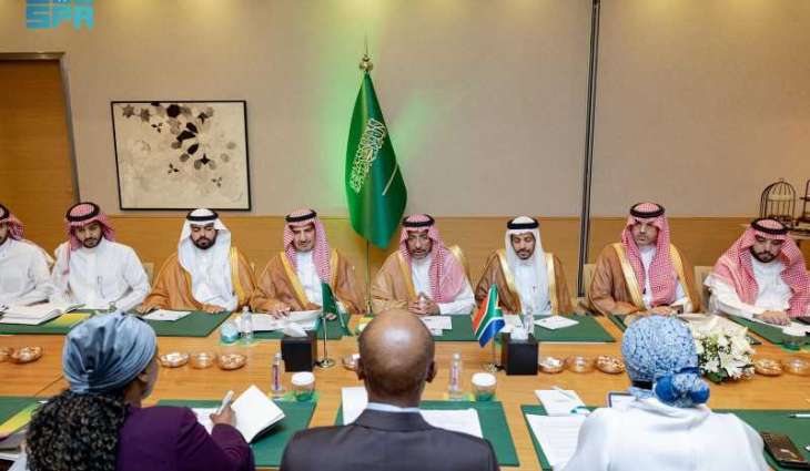 وزير الصناعة والثروة المعدنية يبحث تعزيز التعاون الاقتصادي مع وزير التجارة والصناعة الجنوب أفريقي
