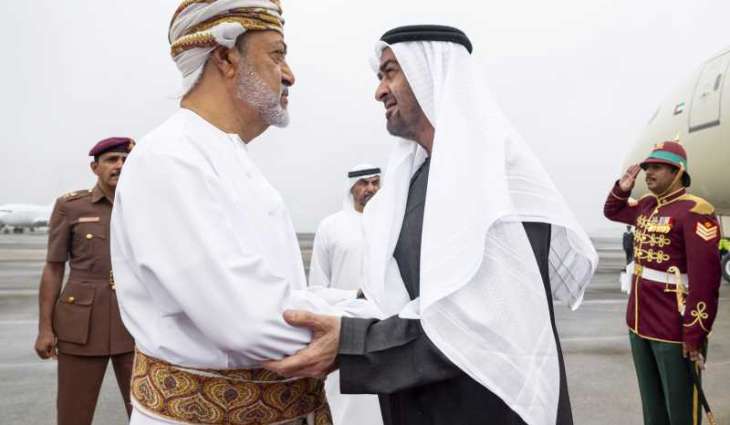 UAE President arrives in Salalah on fraternal visit, received by Sultan of Oman