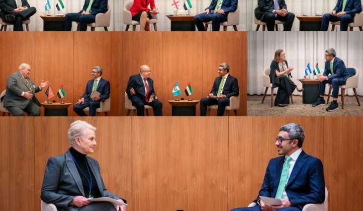Abdullah bin Zayed meets number of foreign ministers in New York