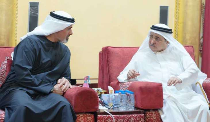 Khaled bin Mohamed bin Zayed offers condolences on passing of Sultan bin Khalid bin Mohammed Al Qasimi