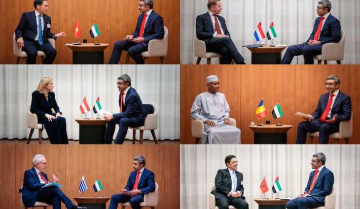 Abdullah bin Zayed discusses cooperation with number of foreign ministers in New York
