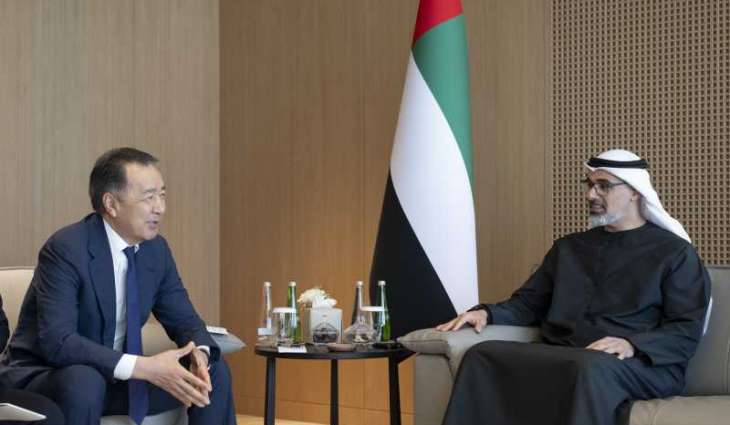 Khaled bin Mohamed bin Zayed meets Chairman of Eurasian Economic Commission Board