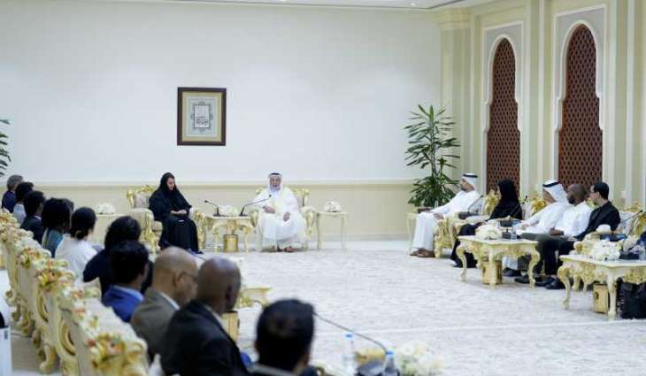 Sharjah Ruler meets first cohort of PhD students at GSU