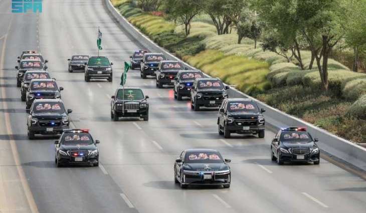 رئاسة الحرس الملكي تحتفل باليوم الوطني الـ95 في الرياض وجدة