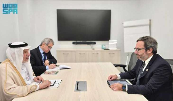 KSrelief Supervisor General Meets UNOPS Executive Director