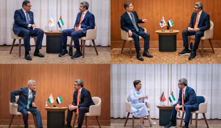 Abdullah bin Zayed meets foreign ministers, senior officials in New York
