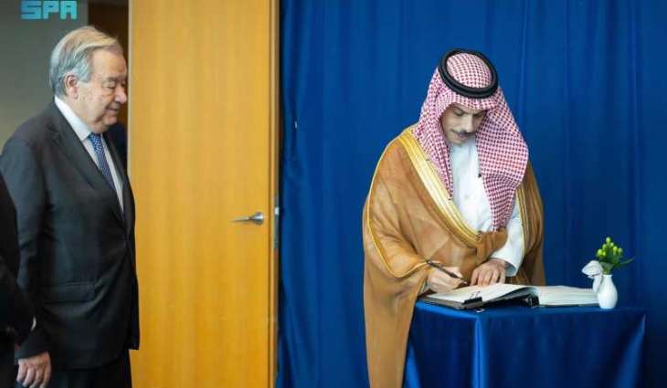 Foreign Minister Meets UN Secretary-General