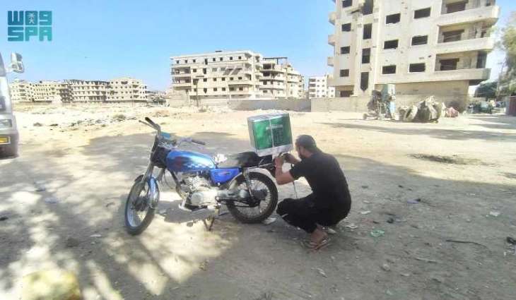 KSrelief Distributes 416 Food Baskets in Syria’s Rif Dimashq Governorate
