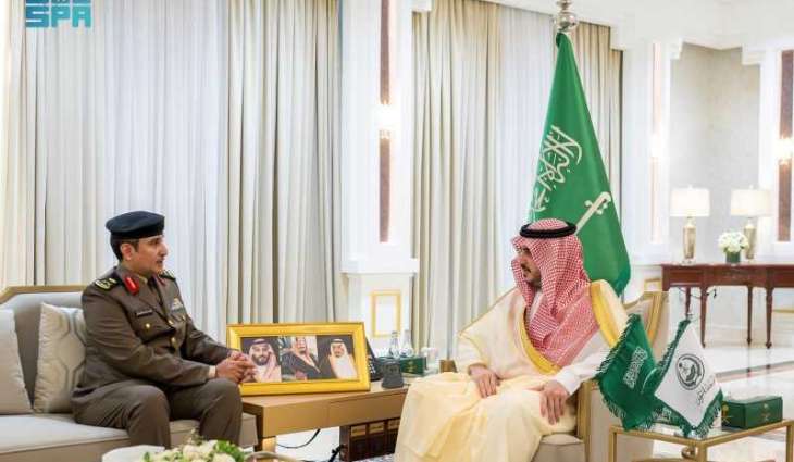 أمير الجوف يستقبل مدير شرطة المنطقة المعيَّن حديثًا