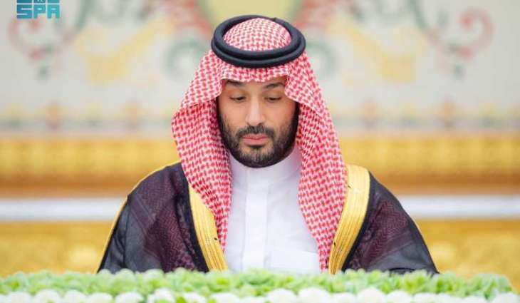 سمو ولي العهد يرأس جلسة مجلس الوزراء في الرياض