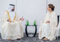 Fujairah CP meets leaders, decision-makers participating in Crans Montana Forum in Rabat