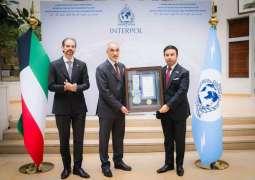 INTERPOL awards Sheikh Fahad Yousef Saud Al-Sabah Medal of Highest Order