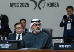 On behalf of UAE President, Crown Prince of Abu Dhabi attends Asia-Pacific Economic Cooperation forum