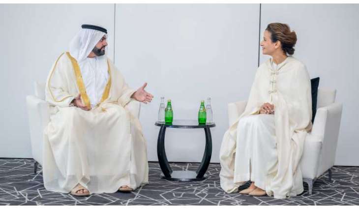 Fujairah CP meets leaders, decision-makers participating in Crans Montana Forum in Rabat