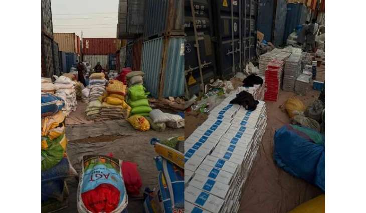 Customs, Rangers seize smuggled goods in Karachi