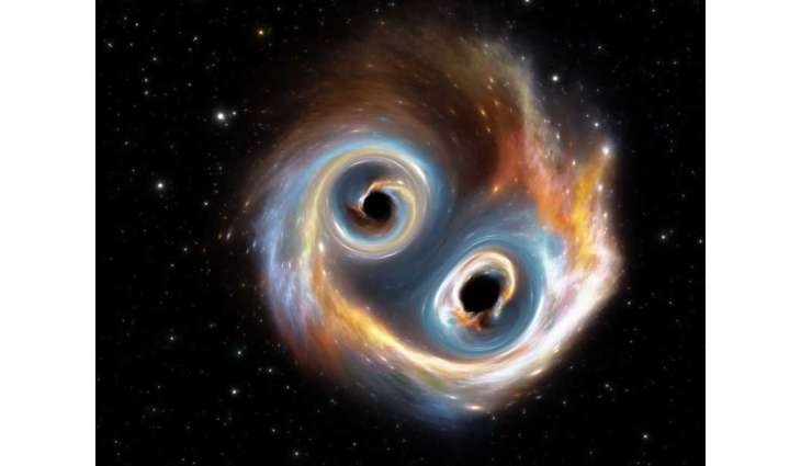 Astronomers capture first-ever image of two black holes orbiting each other
