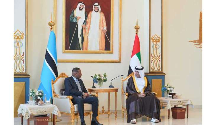 Ras Al Khaimah Ruler receives President of Botswana, discusses areas of cooperation