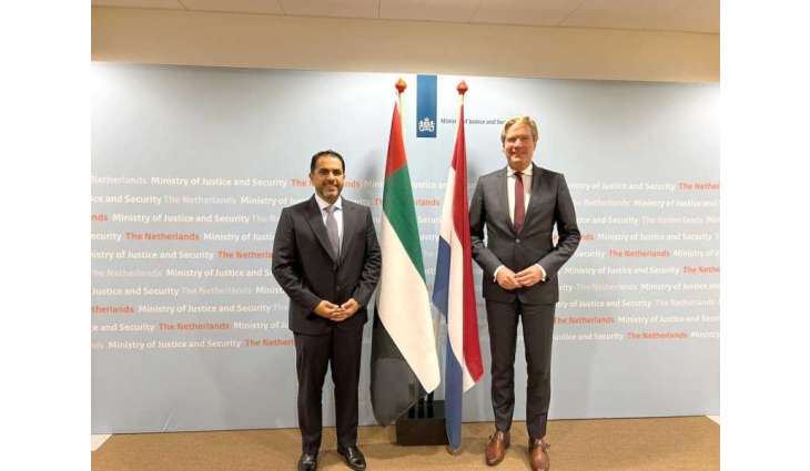 UAE Minister of Justice, Minister of Justice & Security of Netherlands discuss enhancing jucicial cooperation