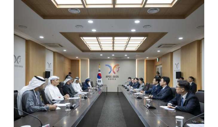 Crown Prince of Abu Dhabi discusses bilateral cooperation with President of Republic of Korea