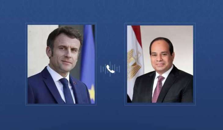 Egyptian, French presidents call for immediate ceasefire, support for moves to recognise Palestinian State