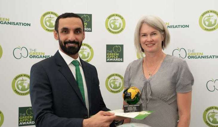 Abu Dhabi Environment Agency wins gold at Green World Awards 2025