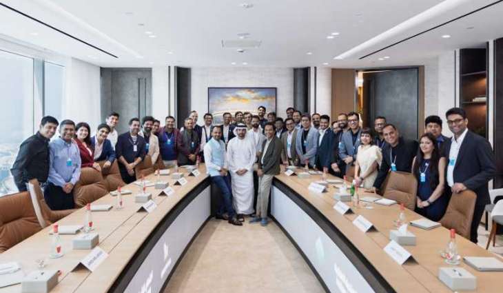 Hamdan bin Mohammed receives CEOs of Indian unicorn companies