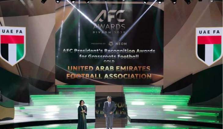 UAE Football Association wins AFC Golden Award for grassroots football development