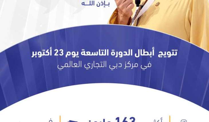 Mohammed bin Rashid to crown winners of Arab Reading Challenge 2025 on 23rd October in Dubai