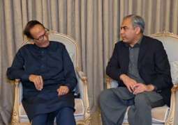 Interior minister meets PML-Q Chief