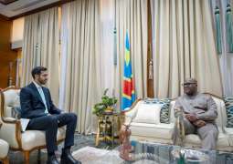 President of DR Congo receives Shakhboot bin Nahyan