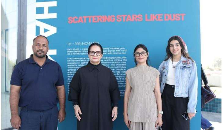 Aisha Khalid’s scattering stars like dust: Exhibition opens as part of NCA Triennial 2025