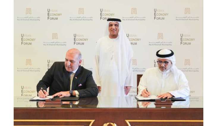 RAK Ruler witnesses MoU signing between RAK Municipality, Urban Economy Forum