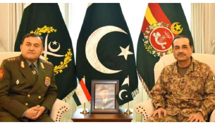 رئیس أرکان الجیش الجنرال عاصم منیر یستقبل وزیر الدفاع الطاجیکي