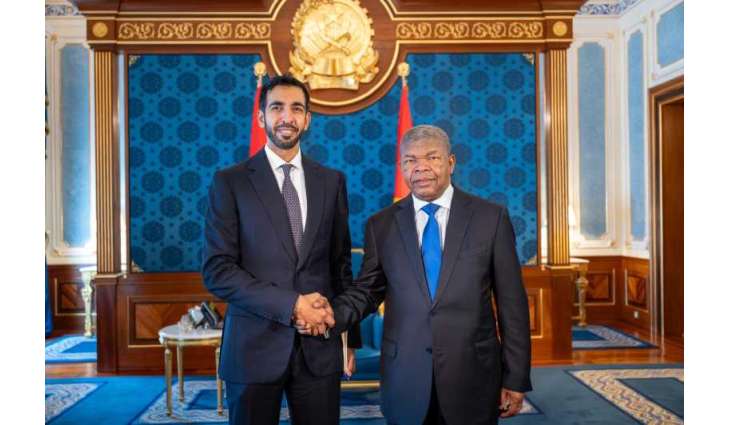 President of Angola receives Shakhboot bin Nahyan