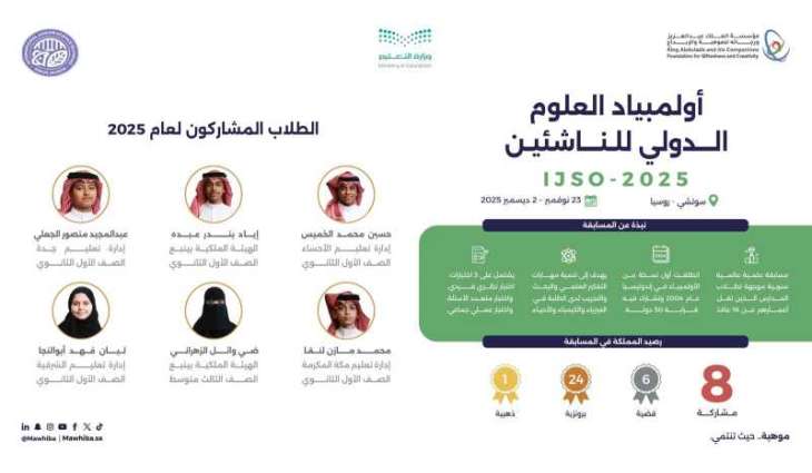 المنتخب السعودي يشارك في أولمبياد العلوم الدولي للناشئين 2025 في روسيا