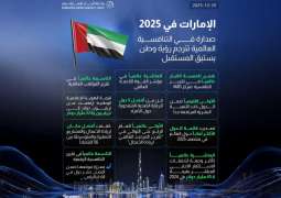 حصاد الإمارات 2025/ صدارة في التنافسية العالمية تترجم رؤية وطن يستبق المستقبل