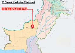 Security forces kill five terrorists in Balochistan