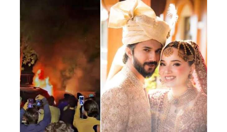 Social Media Star Rebeca Khan’s wedding draws extra attention after car catches fire
