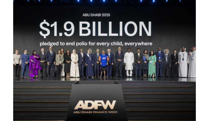 Global leaders pledge $1.9 billion in Abu Dhabi to end polio, protect children worldwide