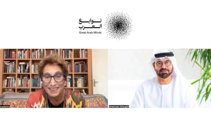 Sheikh Mohammed bin Rashid congratulates Palestinian architect Dr Suad Amiry on Great Arab Minds win
