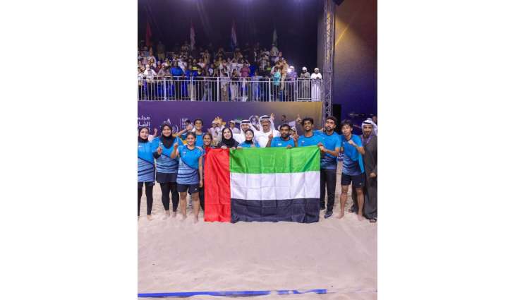 منتخب الإمارات بطل العالم للريشة الطائرة بالهواء الطلق