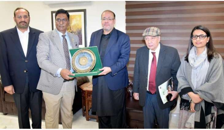 Mauritius high Commissioner calls on Chudhary Shafay Hussain
