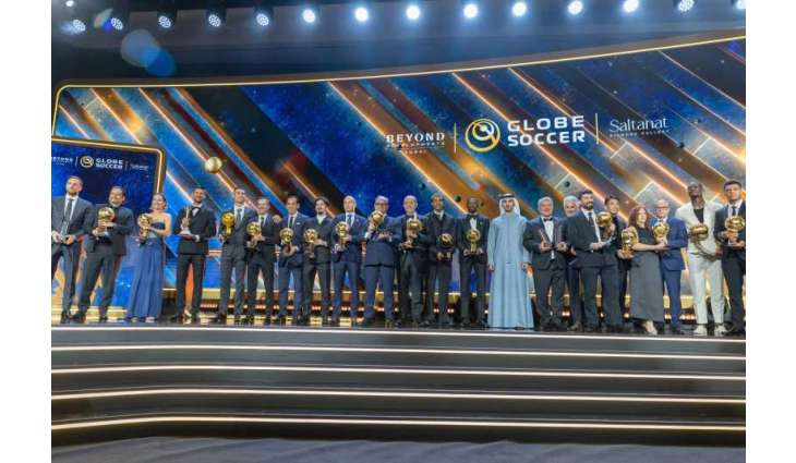 Mohammed bin Rashid bin Mohammed bin Rashid attends 16th GLOBE SOCCER Awards